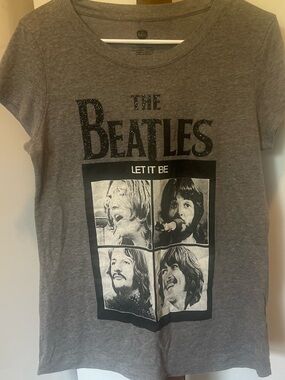 Apple Kids Gray Beatles "Let It Be" Graphic Tee